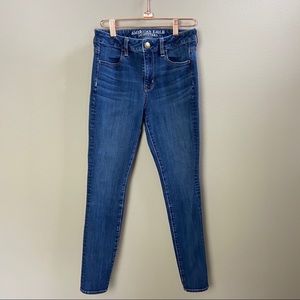 American Eagle High Rise Jegging 4 Skinny Jeans